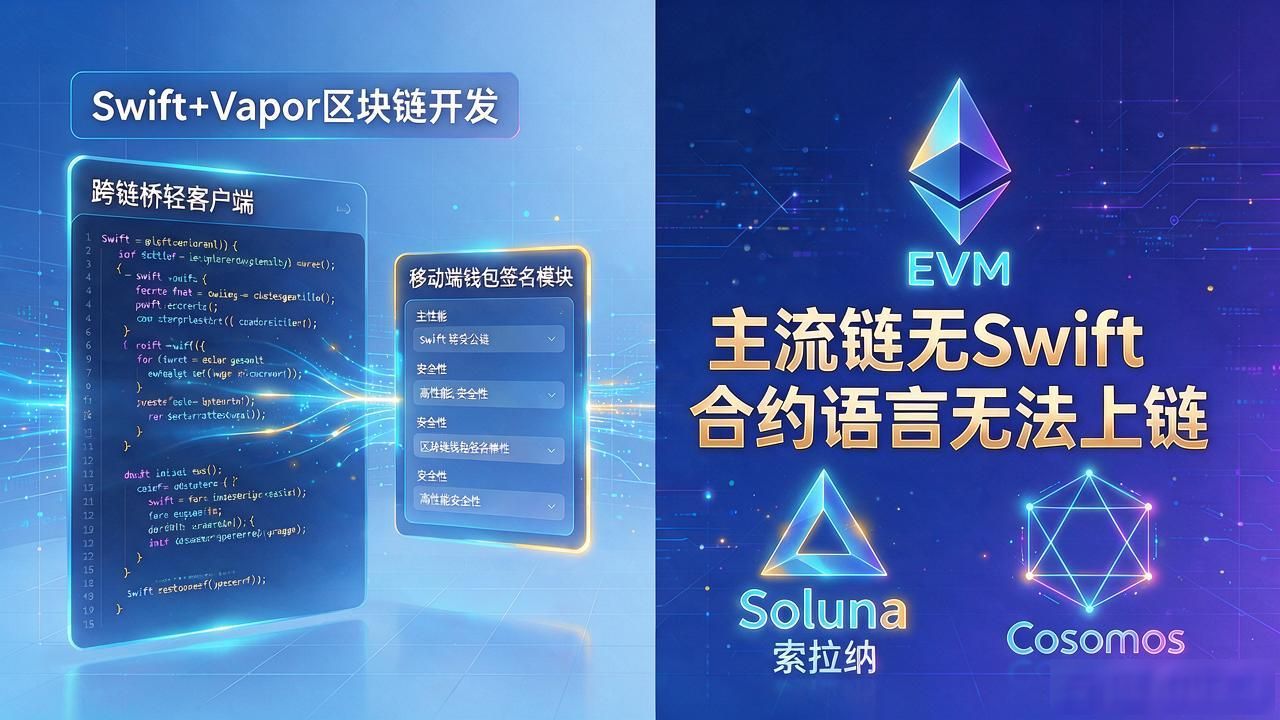 swiftvapor区块链_Swift区块链框架_Vapor后端开发